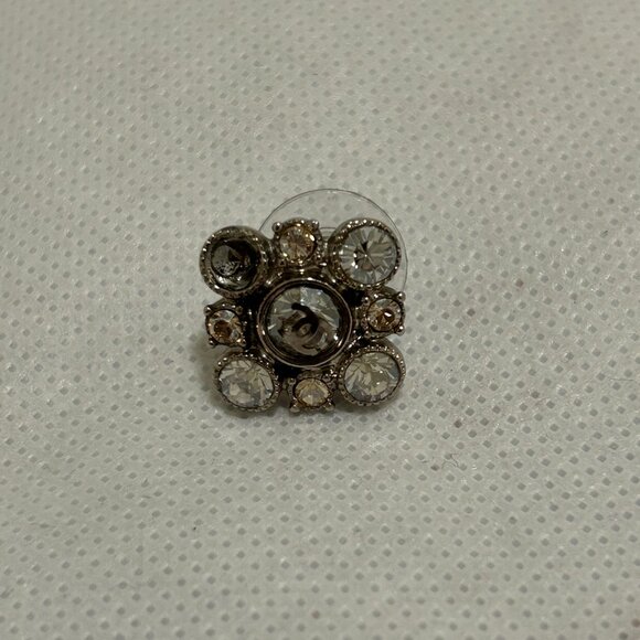 Chanel Earrings Crystal Made In France